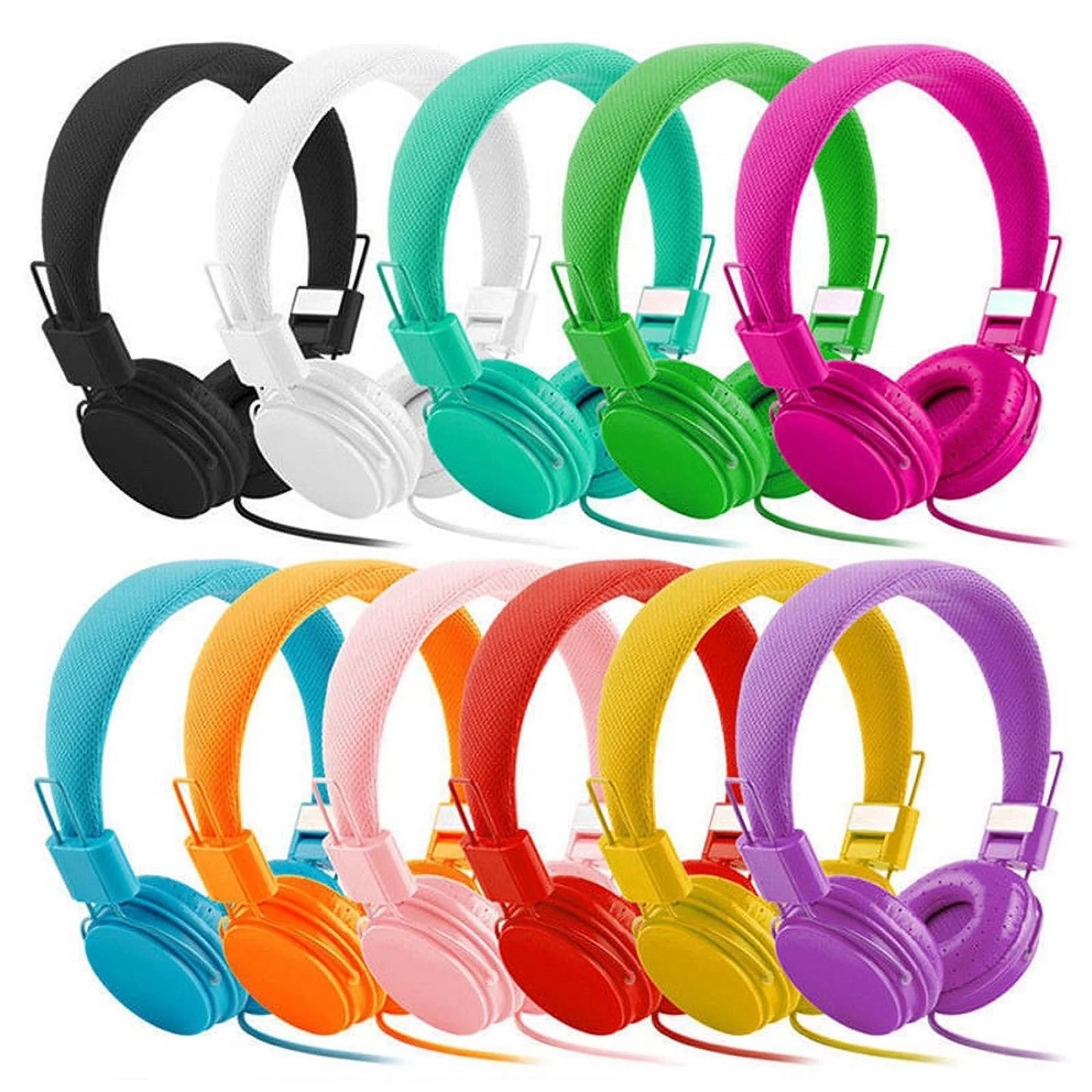 Kids Wired Headphones Fashion Kids Wired Headband Earphones for Tablet