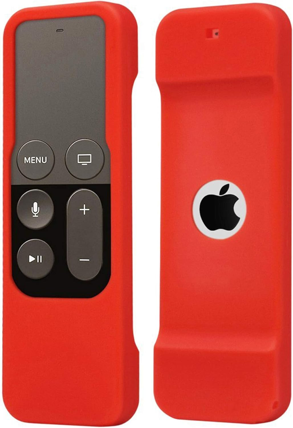 Remote Case Compatible with Apple TV 4K (5Th) and 4Th Generation,  Shock Proof Silicone Remote Cover Case Compatible with Apple TV 4Th Gen 4K 5Th Siri Remote Controller - Red