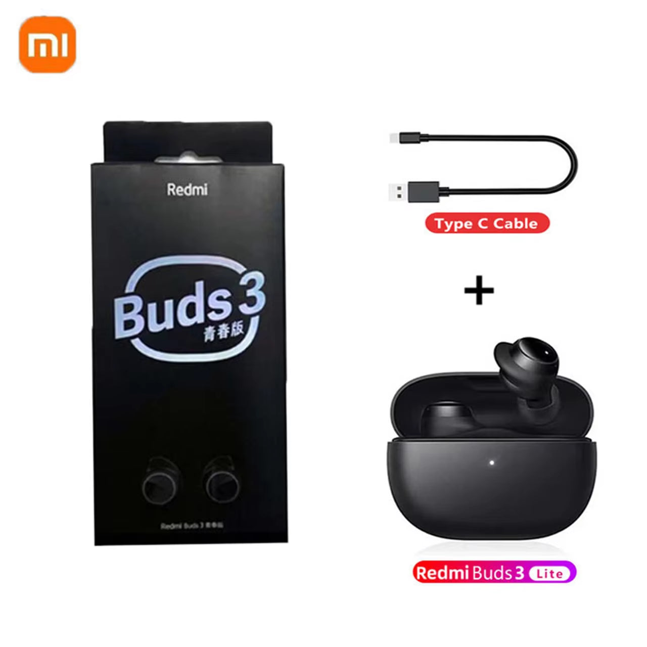 Xiaomi Redmi Buds 3 Lite Wireless Bluetooth Headphones 5.2 Bluetooth Headphones Sports Headphones In-Ear Headphones