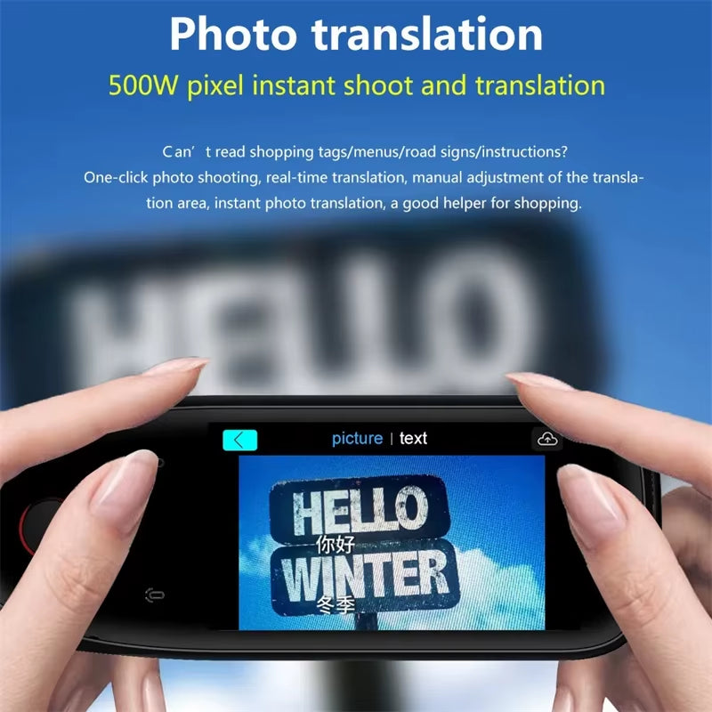 Smart Translator Pen S50 Photo Offline+Wifi Real Time Translation Scanner Text Scanning Reading Translate Dictionary